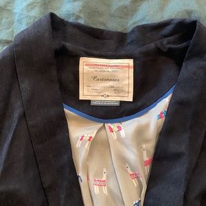 Cartonnier unstructured blazer llama lining